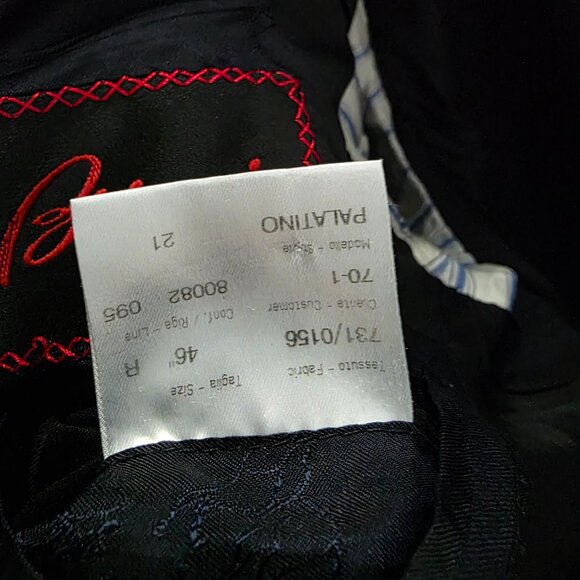 Brioni 46R Navy Blazer Sport Coat Jacket 3-Button Solid Y759 - Picture 10 of 11